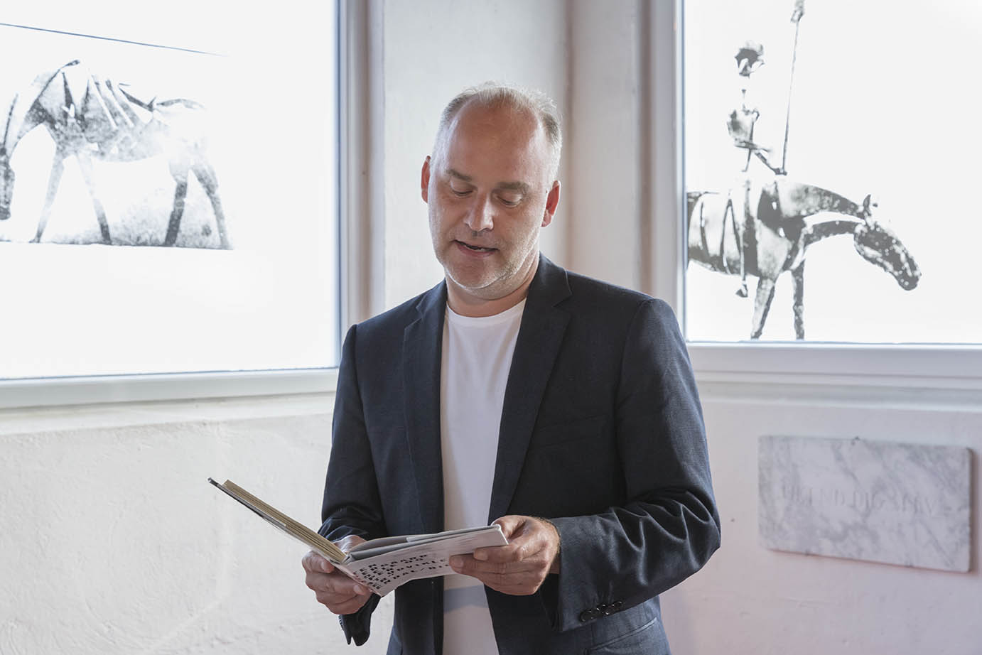 Morten Søndergaard, Læsø Litteraturfestival 2014. Foto: Lars Gundersen