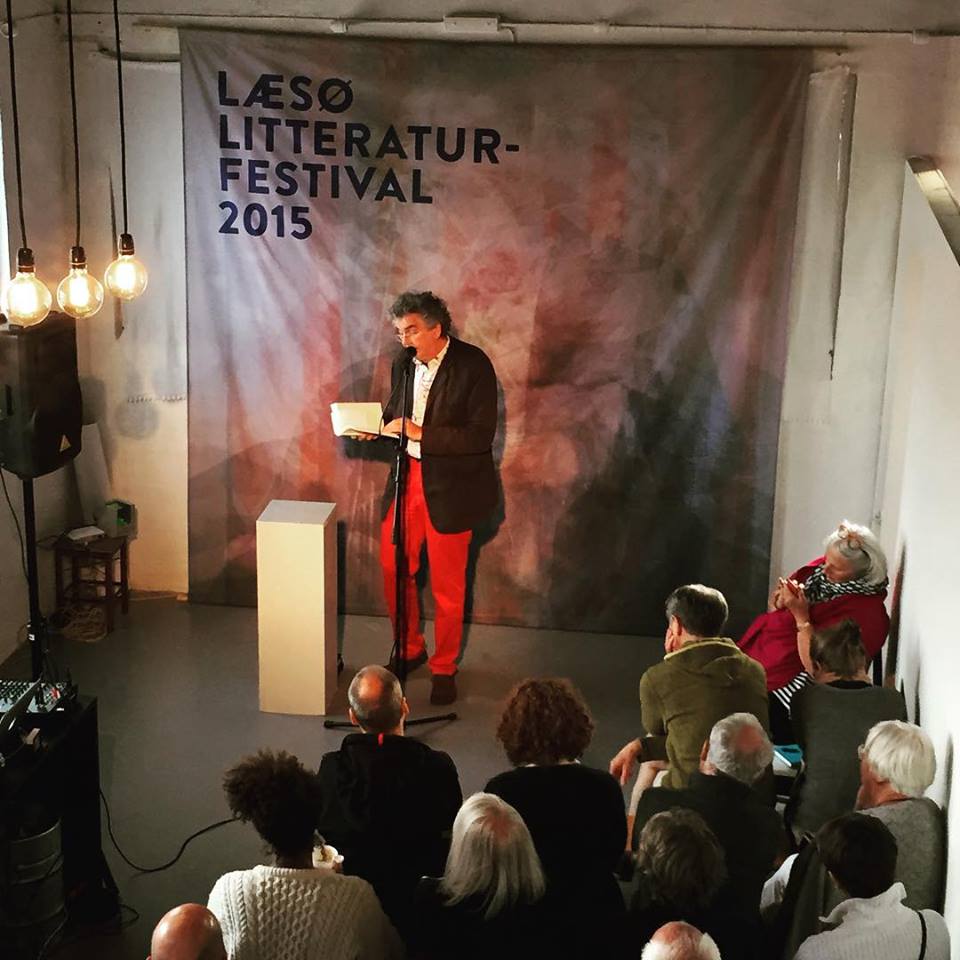 Asger Schnack, Læsø Litteraturfestival 2015. Photo: Jan Hurtigkarl