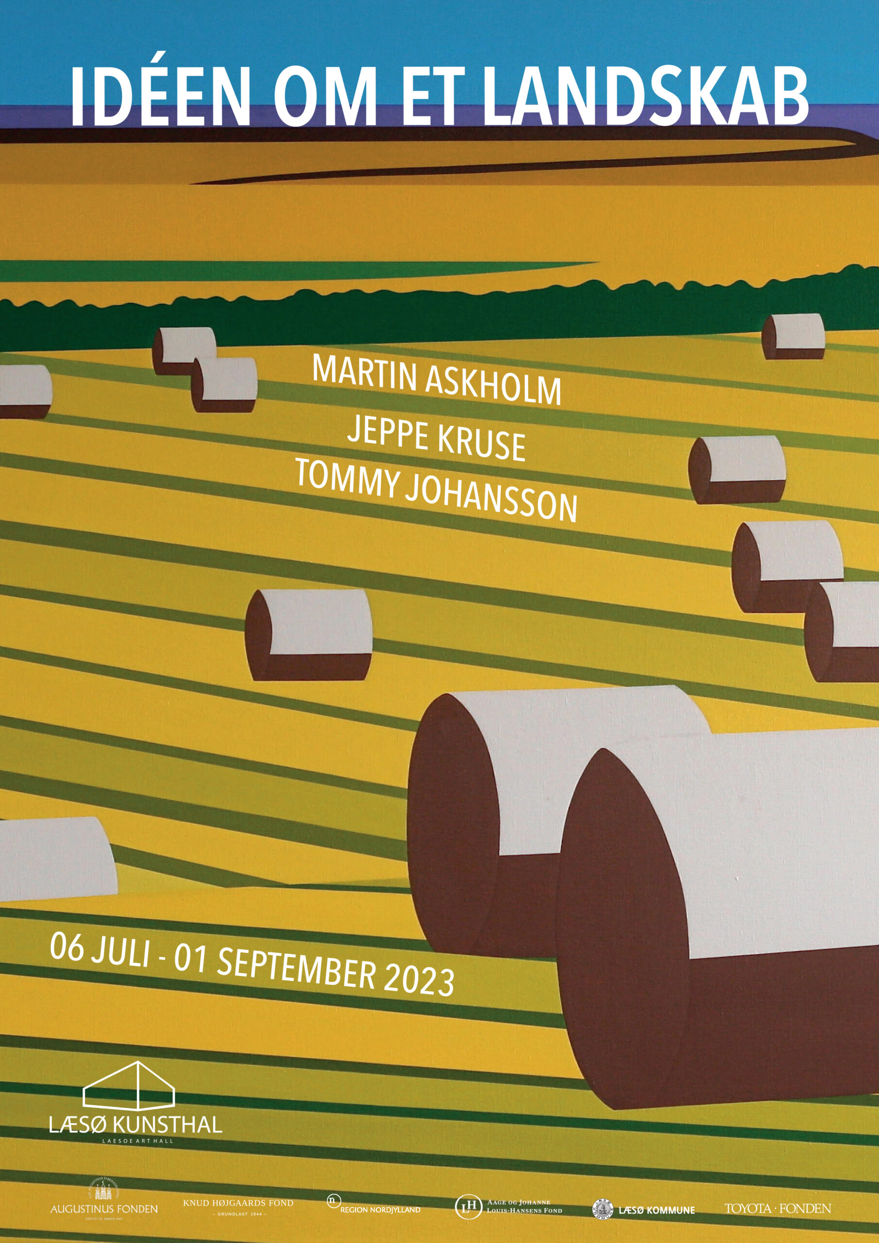 Plakat for udstillingen Ideen om et landskab